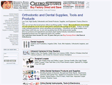 Tablet Screenshot of orthosourceonline.com